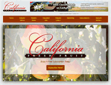 Tablet Screenshot of calfreshfruit.com